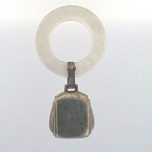 Vintage Webster Sterling Silver 925 Baby Rattle Teething Ring 13g Estate